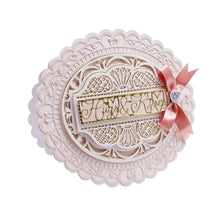 Load image into Gallery viewer, Elegant Oval Layering Die Set - Hugs & Kisses - 4897E