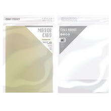 Load image into Gallery viewer, Craft Perfect - Mirror Card - Champagne Gold - 8.5"x11" (5/PK) - 8732eUS