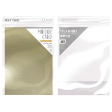 Load image into Gallery viewer, Craft Perfect - Mirror Card - High Gloss - Venetian Gold - 8.5"x11" (5/PK) 250GSM- 8703e