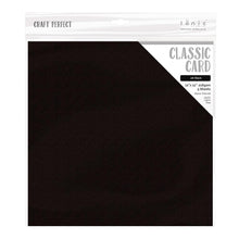 Load image into Gallery viewer, Craft Perfect - Classic Card - Jet Black - Weave Textured - 12" x 12" (5/Pk) - tonicstudios