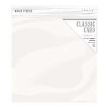 Load image into Gallery viewer, Craft Perfect - Classic Card - Bright White - Weave Textured - 12" x 12" (5/Pk) - tonicstudios