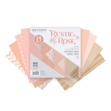 Load image into Gallery viewer, Craft Perfect - 6"x6" Card Packs - Rustic Rose - 9382e