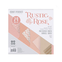 Load image into Gallery viewer, Craft Perfect - 6"x6" Card Packs - Rustic Rose - 9382e