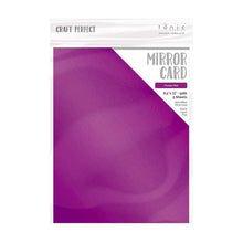 Load image into Gallery viewer, Craft Perfect - Mirror Card Satin - Purple Mist - 8.5" x 11" (5/PK) - tonicstudios