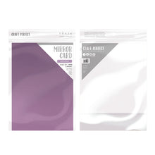 Load image into Gallery viewer, Craft Perfect - Mirror Card 8.5"x11" Satin Effect - Soft Amethyst (5/PK) - 9495eUS