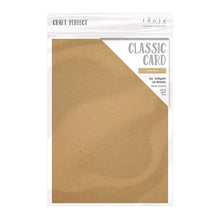 Load image into Gallery viewer, Craft Perfect - Kraft Card - Brown - A4 (10/PK) - 9558e - tonicstudios
