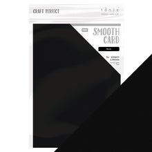Load image into Gallery viewer, Craft Perfect - Smooth Card A4 - Black (5/PK) - 9569e