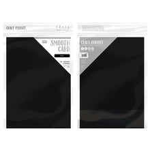 Load image into Gallery viewer, Craft Perfect - Smooth Card A4 - Black (5/PK) - 9569e
