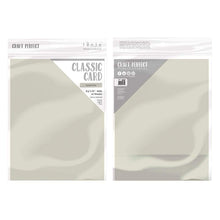 Load image into Gallery viewer, Craft Perfect - Classic Card - Oyster Grey - Weave Textured - 8.5" x 11 (10/PK) - tonicstudios