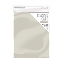 Load image into Gallery viewer, Craft Perfect - Classic Card - Oyster Grey - Weave Textured - 8.5" x 11 (10/PK) - tonicstudios