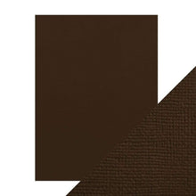 Load image into Gallery viewer, Craft Perfect - Classic Card - Espresso Brown - Weave Textured - 8.5" x 11" (10/PK) - tonicstudios