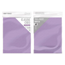 Load image into Gallery viewer, Craft Perfect - Classic Card - Mauve Purple - Weave Textured - 8.5" x 11" (10/PK) - tonicstudios