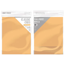 Load image into Gallery viewer, Craft Perfect - Weave Textured Classic Card - Apricot Orange - 8.5"x11" (10/PK) - 9668e