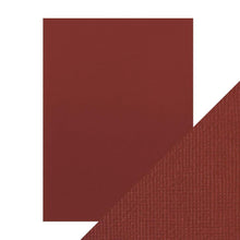 Load image into Gallery viewer, Craft Perfect - Classic Card - Maroon Red - Weave Textured - 8.5" x 11" (10/PK) - tonicstudios