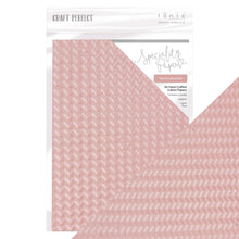 Load image into Gallery viewer, Craft Perfect - Specialty Card - Hand Crafted Cotton A4 - Marshmallow Pink (5/PK) - 9891e