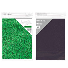 Load image into Gallery viewer, Craft Perfect - Speciality Paper - Hand Crafted Cotton - Shining Spruce - A4 (5/PK) - 150gsm - 9892E