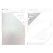 Load image into Gallery viewer, Craft Perfect Luxury Embossed Card Craft Perfect - Speciality Card - Luxury Embossed - Snowbound - A4(5/PK) - 230gsm - 9856E