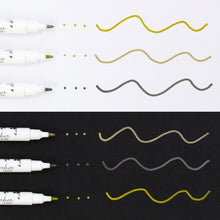 Load image into Gallery viewer, Nuvo Pens and Pencils Nuvo - Dual Tip Dot Markers - Metallic - 140n