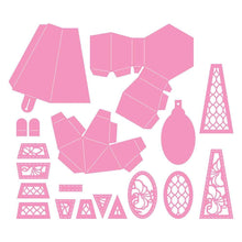 Load image into Gallery viewer, Tonic Studios Die Cutting Alluring Perfume Bottle Glowing Aroma Die Set - 4264E