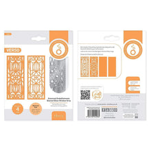 Load image into Gallery viewer, Tonic Studios Die Cutting Entwined Embellishment - Stained Glass Window Strip Die Set - 4298E