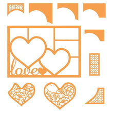 Load image into Gallery viewer, Tonic Studios Die Cutting Sentimental Frames Love Die Set - 4335E