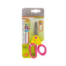 Load image into Gallery viewer, Tonic Studios - Scissors - Kushgrip Kids (Blunt Tip) Yellow / Pink - 120e
