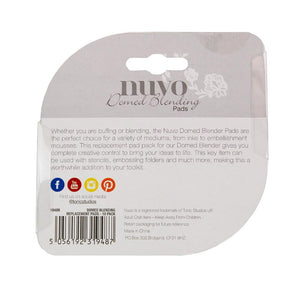 Nuvo - Domed Blending Dauber Replacement Pads - 10 Pack - 1948N