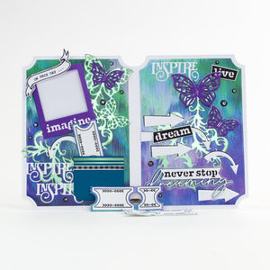 Dimensions - Tonic Studios - Dimensions - Memory Book Essentials 6" X 8" / A5 Stamp Set - 3064E