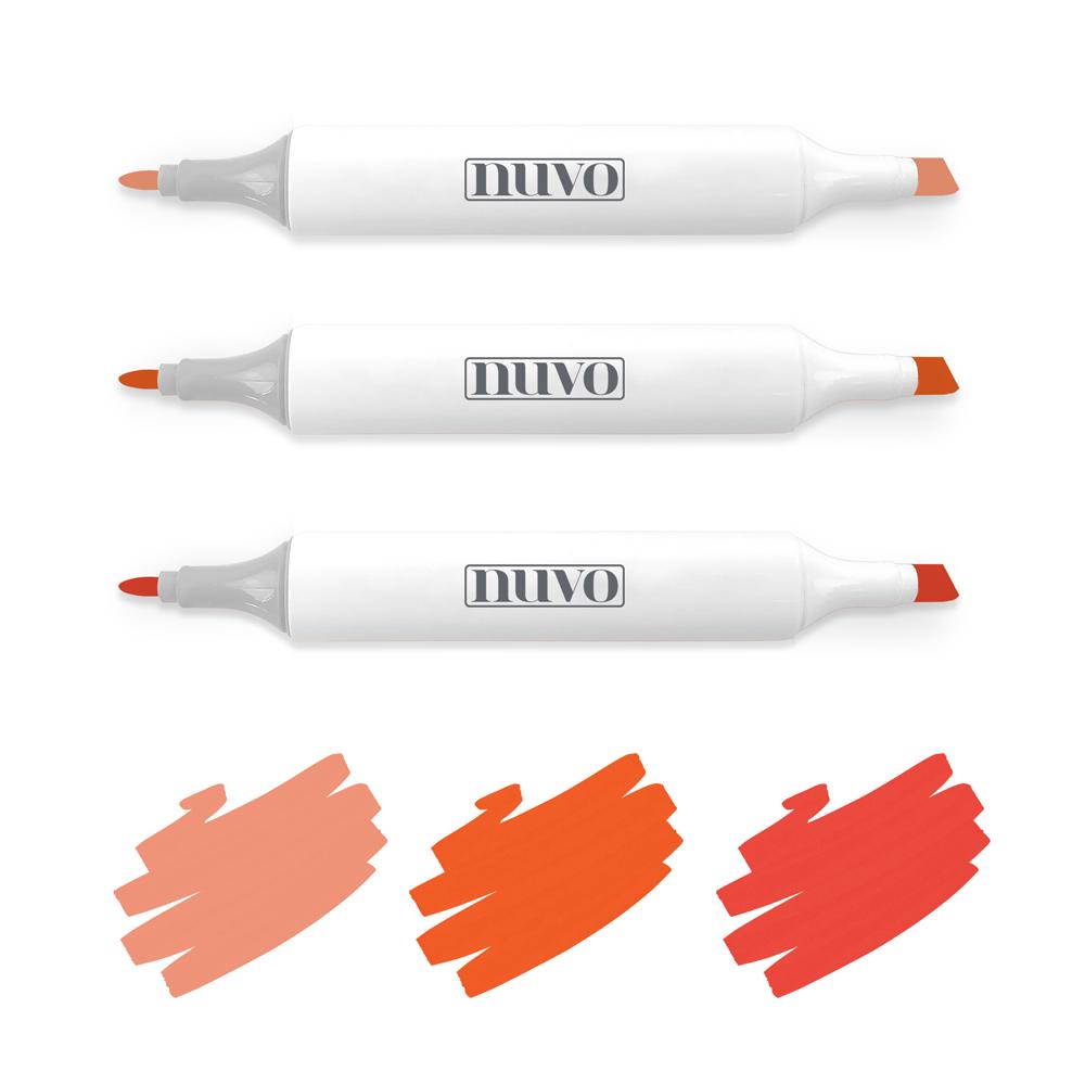 Nuvo - Alcohol Marker Pen Collection - Coral Reef - 322n