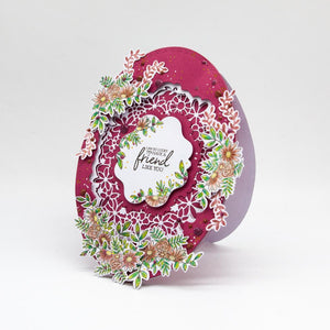 Dimensions - Tonic Studios - Dimensions - Florulent Bundle Frame Topper Die Set - 3255E