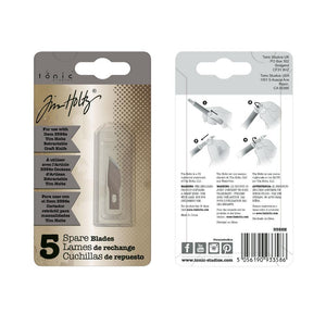 Tim Holtz - Retractable Craft Knife - Spare Blades (Wide Point) - 3358E