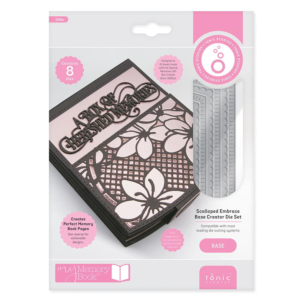 Tonic - Die - My Memory Book - Scalloped Embrace Base Creator - 3586e