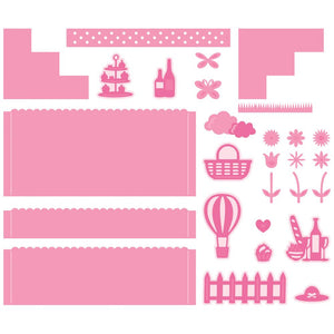 Tonic Studios - Staggered Stage Summer Picnic Die Set - 3602E