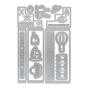Tonic Studios - Staggered Stage Summer Picnic Die Set - 3602E