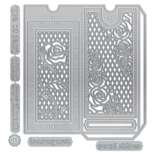 Load image into Gallery viewer, Tonic Studios - Single Rose Magic Sliding Skinny Envelope - 3673E
