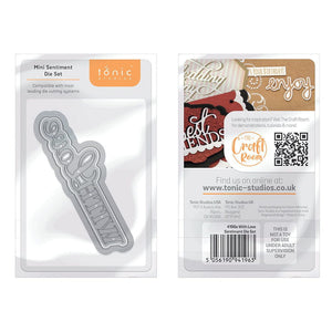 With Love - Sentiment Die Set - 4196E