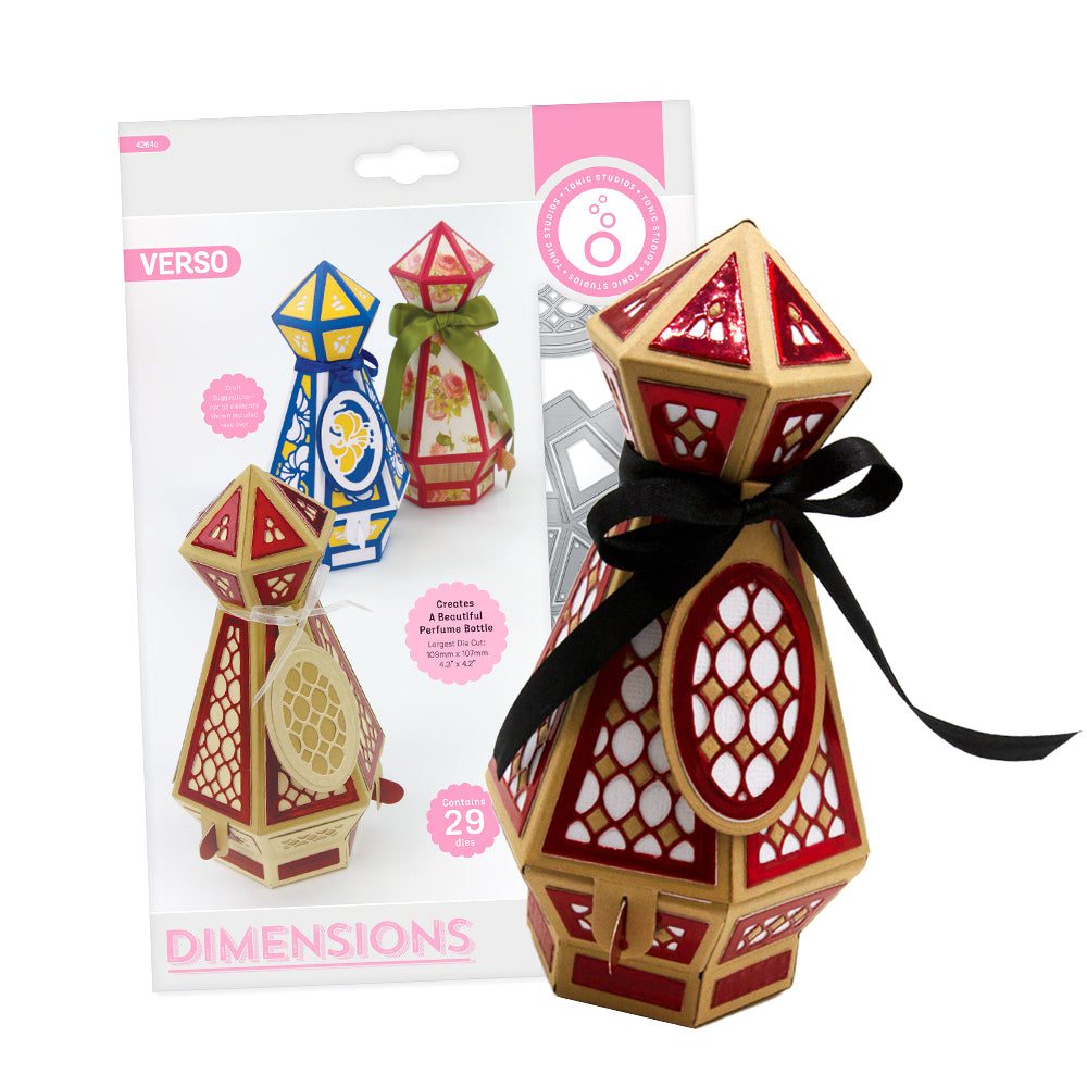 Alluring Perfume Bottle Impassioned Incense Die Set - 4264E
