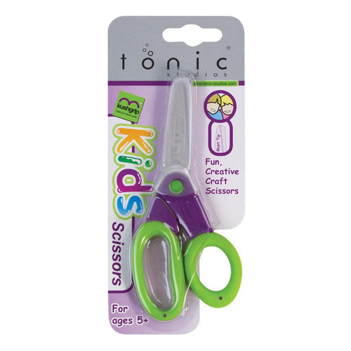 Tonic Studios - Scissors - Kushgrips Kids (Blunt Tip) Blue / Red - 430 / 119e - tonicstudios