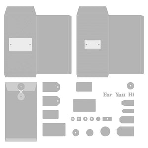 Tonic Studios - Mini Slimline Envelope Maker Die Set - 4821E