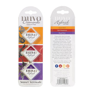 Nuvo - Diamond Hybrid Ink Pads - Sunset Serenade - 82n - tonicstudios