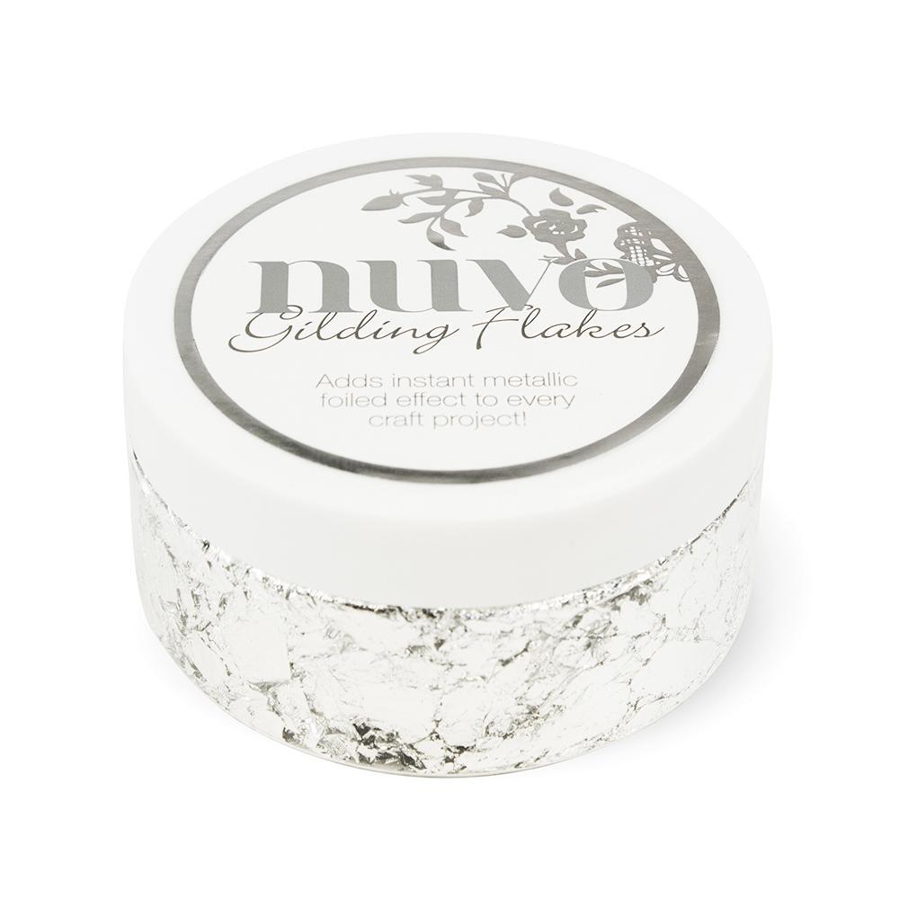 Nuvo - Gilding Flakes - Silver Button (200ml) - 851n - tonicstudios