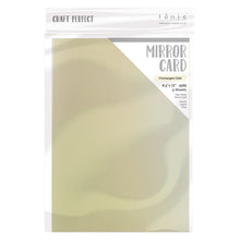 Load image into Gallery viewer, Craft Perfect - Mirror Card - Champagne Gold - 8.5&quot;x11&quot; (5/PK) - 8732eUS
