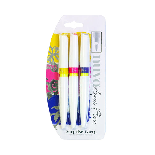 Nuvo - Aqua Flow Pens - Surprise Party - 896n - tonicstudios