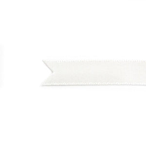 Craft Perfect - Ribbon - Double Face Satin - Bright White - 9mm - 8977E