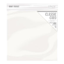 Load image into Gallery viewer, Craft Perfect - Classic Card - Bright White - Weave Textured - 12&quot; x 12&quot; (5/Pk) - tonicstudios

