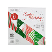 Load image into Gallery viewer, Craft Perfect - 6x6 Paper Packs - Santa&#39;s Workshop - 9384E
