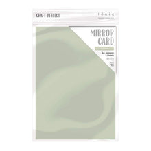 Load image into Gallery viewer, Craft Perfect - Mirror Card Satin - Spring Silver - 8.5&quot; x 11&quot; (5/PK) - tonicstudios
