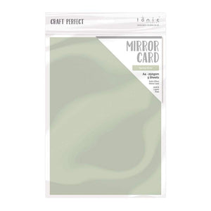 Craft Perfect - Mirror Card Satin - Spring Silver - 8.5" x 11" (5/PK) - tonicstudios