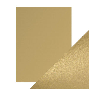 Craft Perfect - Pearlescent Card - Majestic Gold - 8.5" x 11" (5/PK) - 9530E - tonicstudios