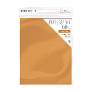 Craft Perfect - Pearlescent Card - Cosmic Copper- 8.5" x 11" - tonicstudios